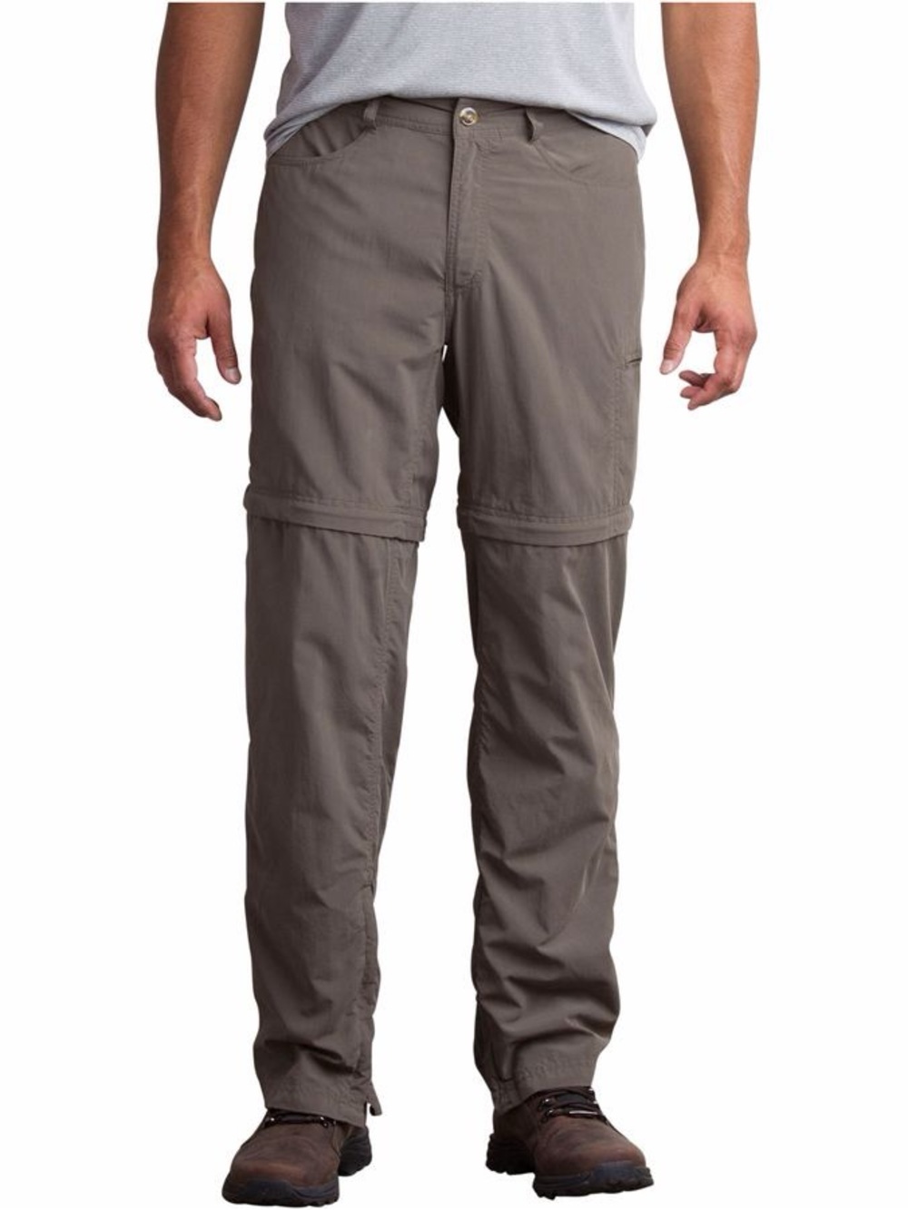 ExOfficio Mens Pant Convertible Cargo Pants Hiking Outdoor Fishing Gray Size 36